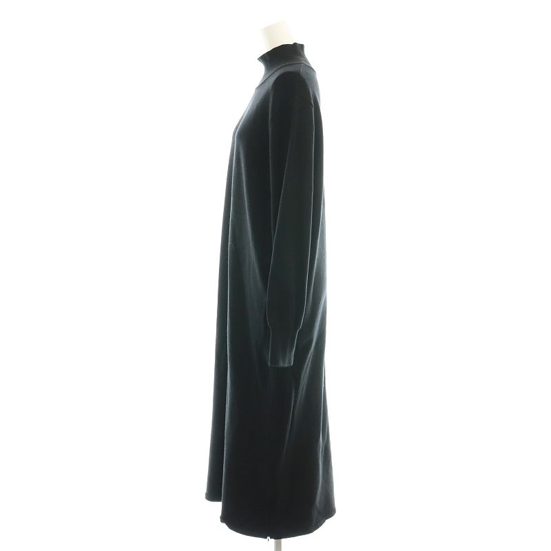 ラルータ LARUTA 24AW サイドジップ ニットワンピース ロング