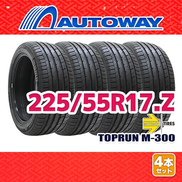 AUTOWAY 225|55R17 サマータイヤ MOMO Tires TOPRUN M-300 17インチ 4本セット 夏タイヤ オートウェイ