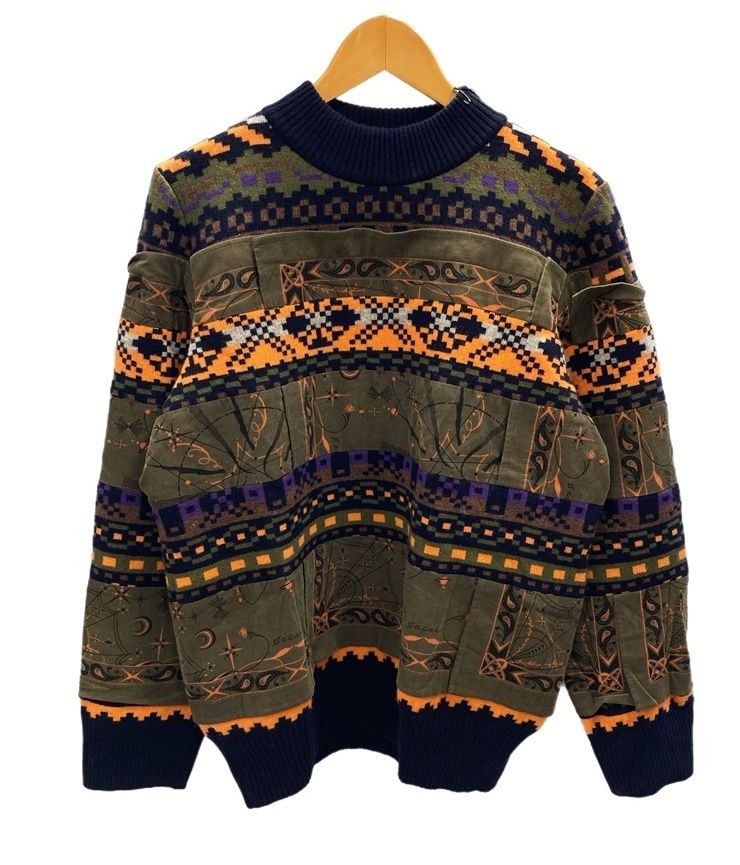 サカイ sacai × Dr.Woo ドクターウー Bandana Knit Pullover サカイ sacai × Dr.Woo ドクターウー Bandana Knit Pullover