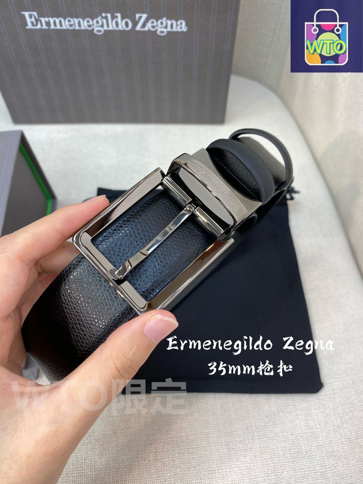 新品 Ermenegildo Zegna レザー ベルト XXX ゼニア クチュール 本革 イタリア製 【95】 327321 ZEGNA Ermenegildo Zegna エルメネジルドゼニア ベルト 牛革