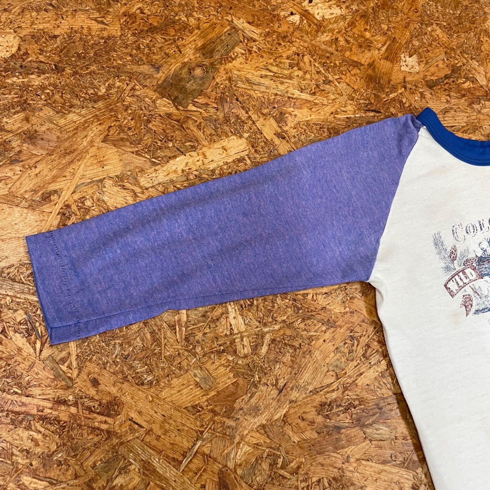 USA製 '70s~'80s sportswear ラグランTシャツ XL 旧タグ 半袖 US USA製 '70s~'80s sportswear ラグランTシャツ XL 旧タグ 半袖 US