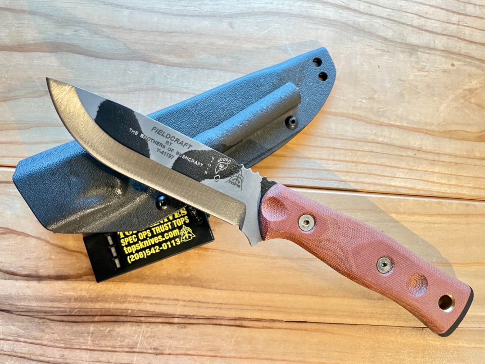 Tops Knives BOB フィールドクラフト Camo - メルカリ