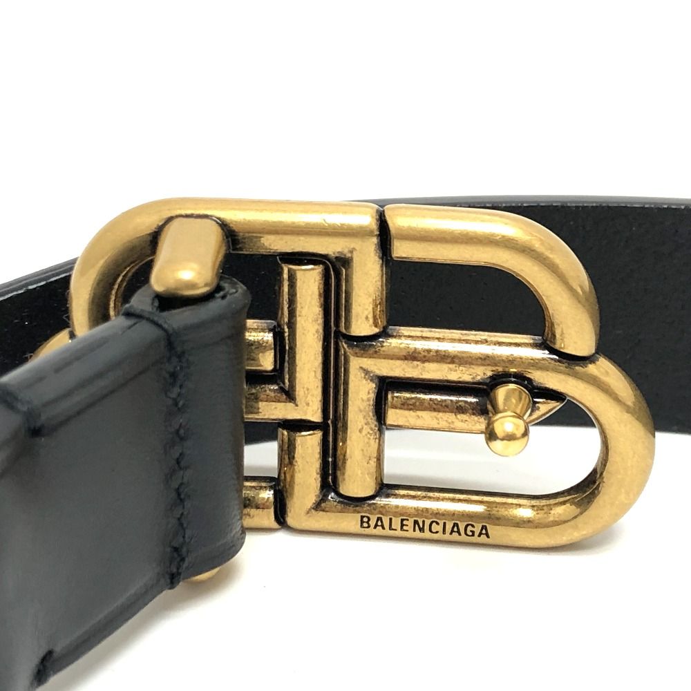 BALENCIAGA バレンシアガ ベルト ロゴバックル 581690 レザー