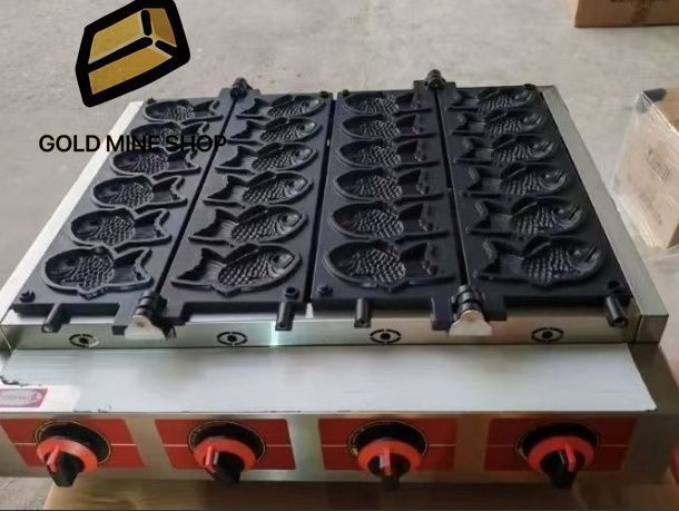 業務用魚型 たい焼き器　LPガス　屋台　鯛焼き 山下金物 業務用鯛焼き器