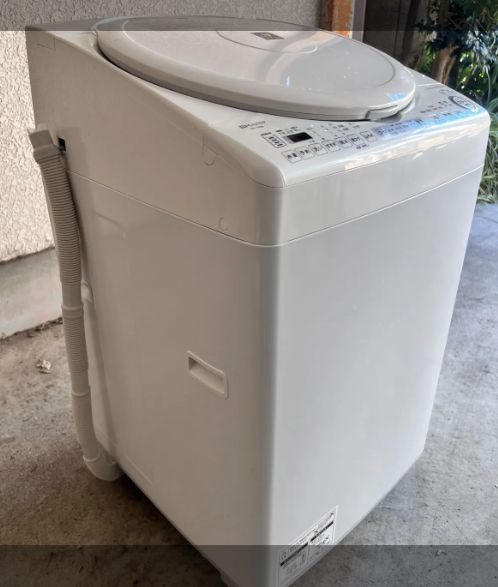 売り尽くし ◎まとめ 値引き 洗濯乾燥機 SHARP ES-TX8G-W 製造 8㎏ 551