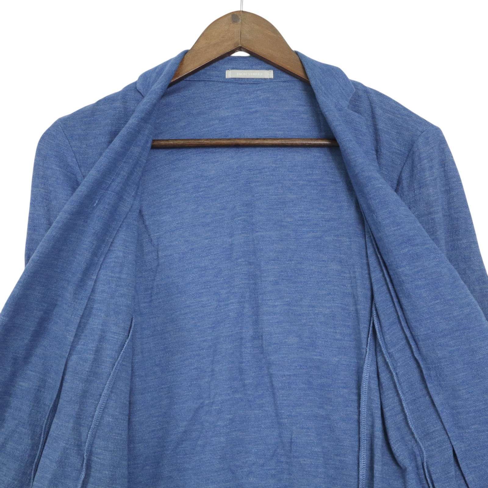 美品HIGH STREET ニット アンコン テーラード ジャケット Sz.M HIGH 
