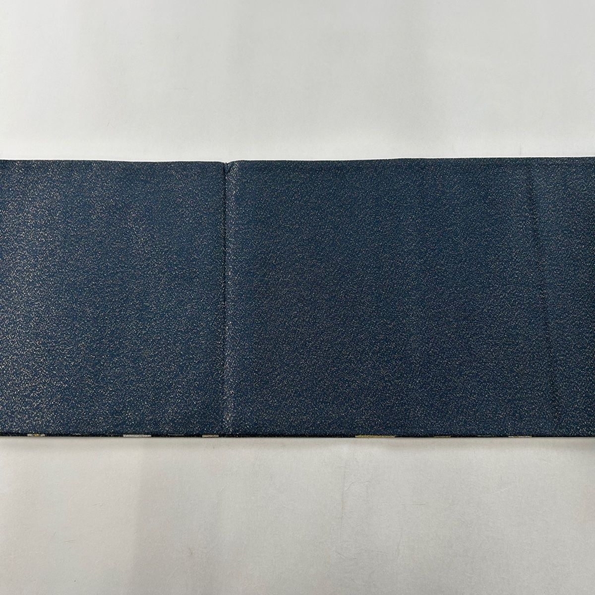 袋帯 美品 名品 関西仕立て 草花 霞 金銀糸 金通し 藍色 お太鼓 袋帯 美品 名品 関西仕立て 草花 霞 金銀糸 金通し 藍色 お太鼓