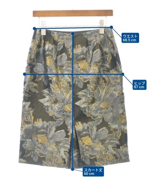 PAUL STUART ひざ丈スカート レディース 古着 SIROKUMA-CORPORATION_COM