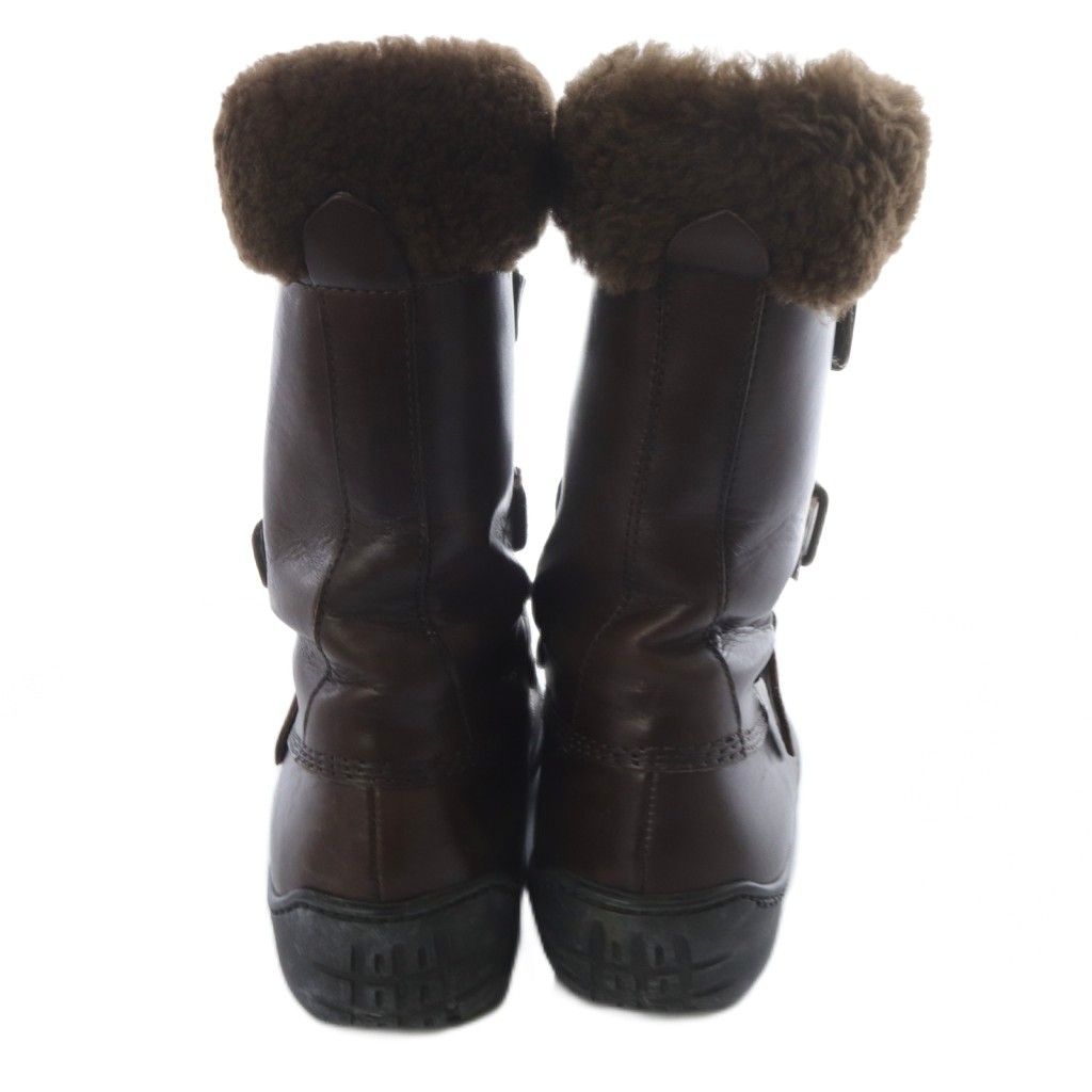 LAUREN RALPH LAUREN レザー ショートブーツ ラルフローレン RALPH LAUREN ベルト ショートブーツ レザー 6.5