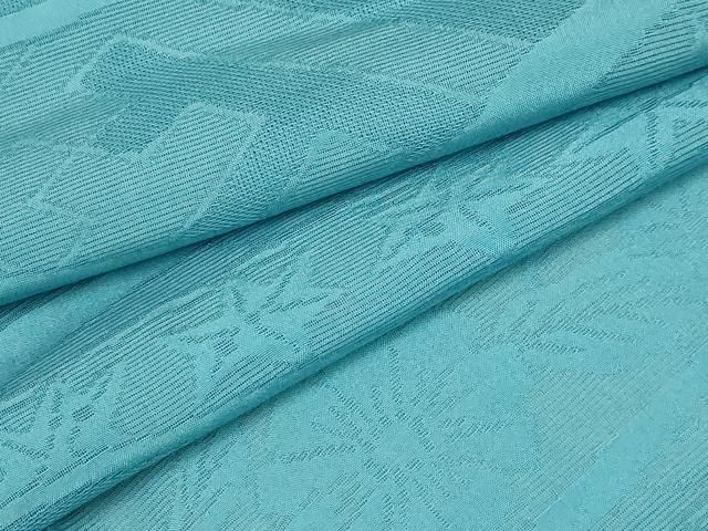 平和屋着物＊夏物 色無地 絽 流水花文紗 新橋色 正絹 AABB8763sx