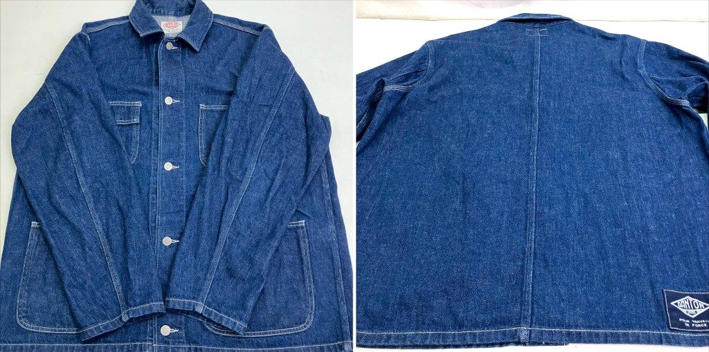 01w-5503 ダントン Danton デニム カバーオール サイズ40 ブルー