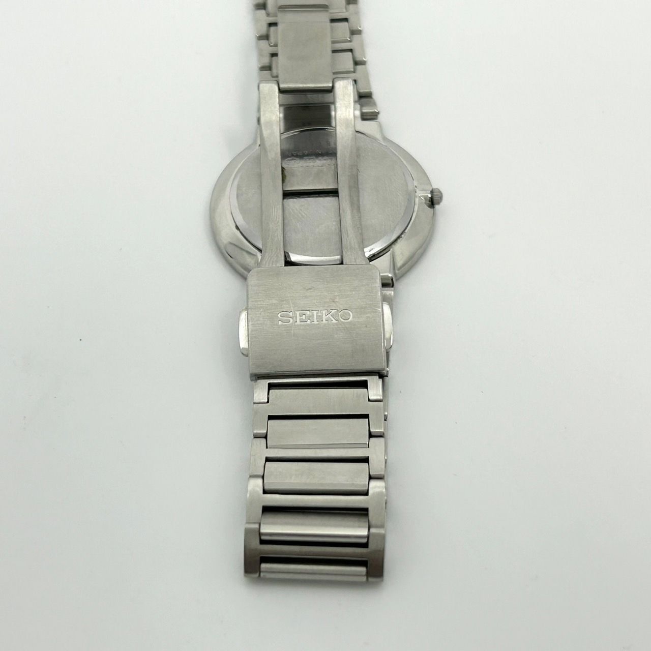 SEIKO DOLCE ホワイトダイヤル 時計 電池交換済】SEIKO DOLCE セイコー ドルチェ メンズ腕時計 4J40