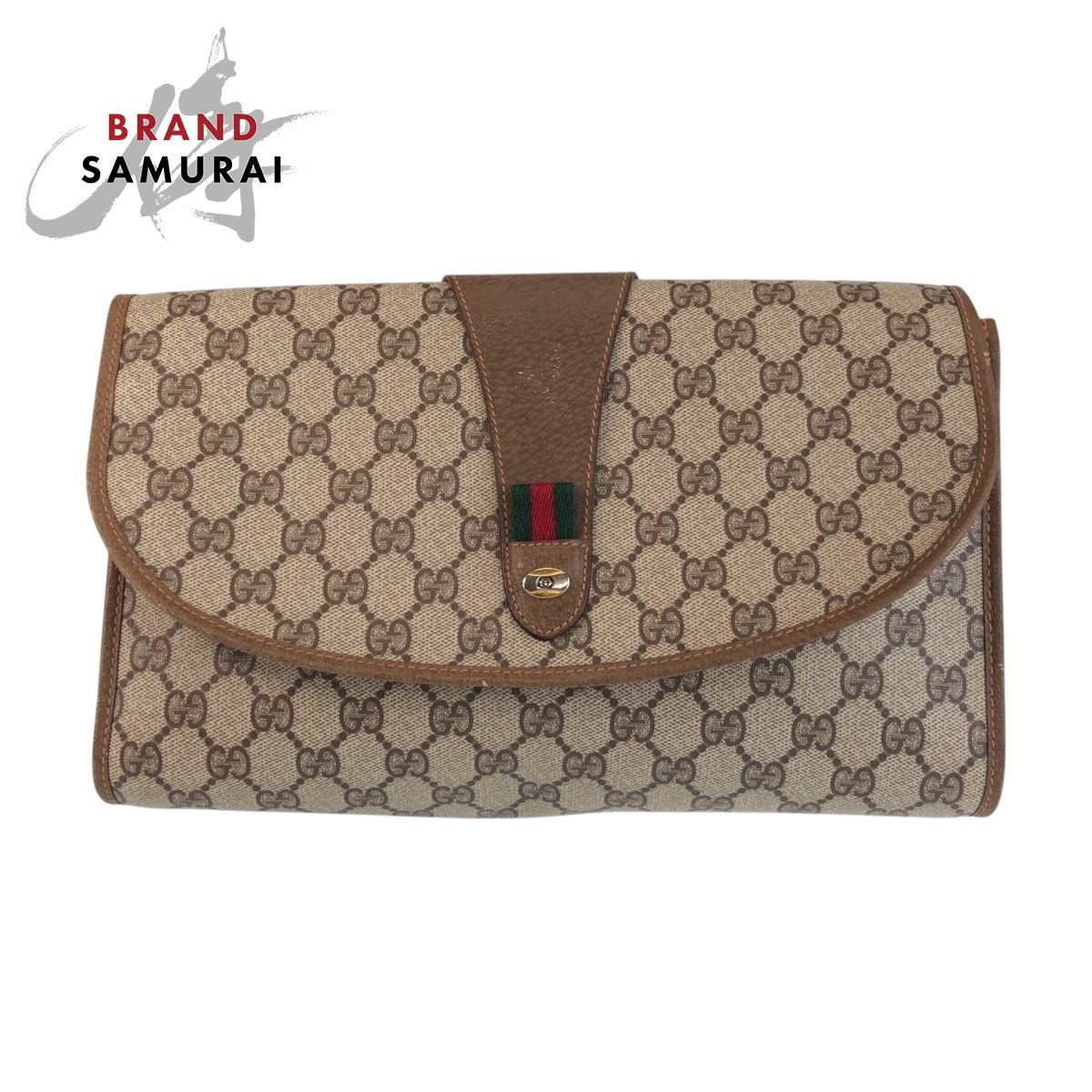 GUCCI グッチ ヴィンテージ シェリーライン オールドグッチ ベージュ 