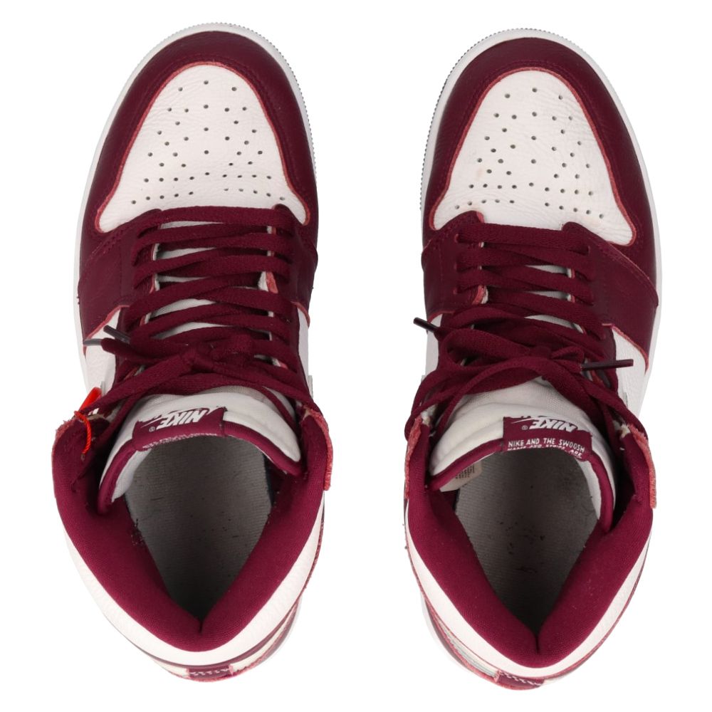 NIKE (ナイキ) AIR JORDAN 1 HIGH OG BORDEAUX エアジョーダン1 レトロハイ ボルドー スニーカー US9/27cm  555088-611 - メルカリ