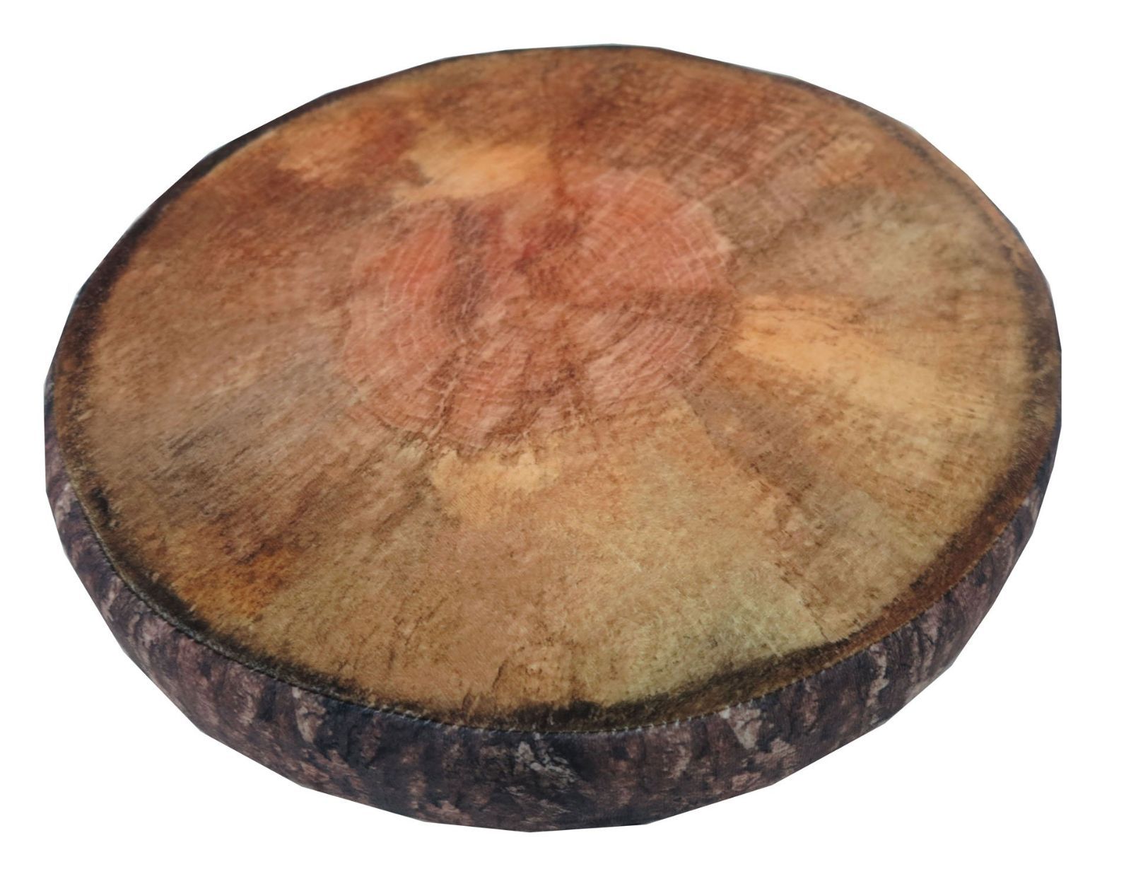 【新着商品】切り株 リアルクッション ブラウン クッション 約36×36×5cm 大島屋