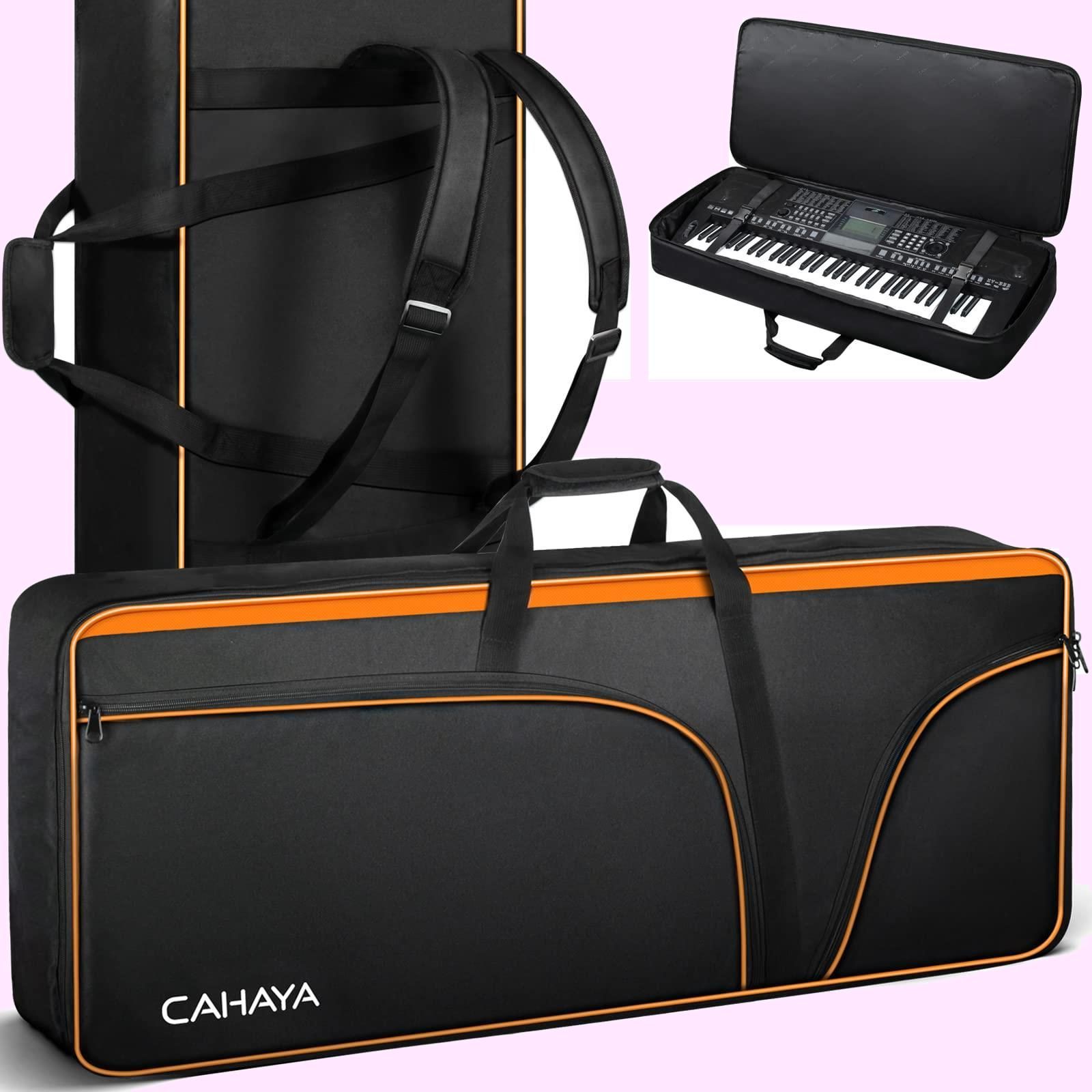 61鍵盤 キーボード ケース 楽器・機材 Color ブラック CAHAYA 61鍵用