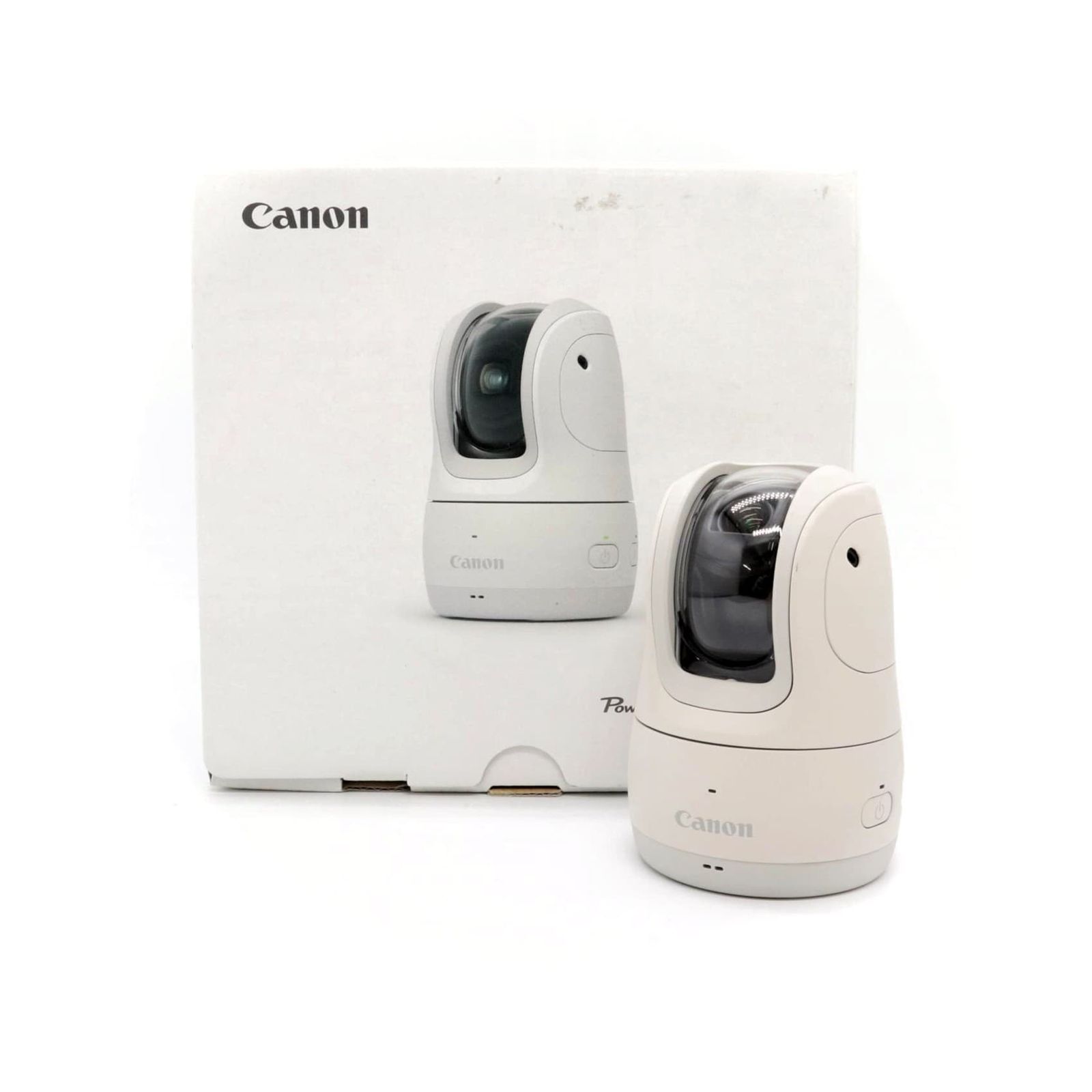 級 CANON PowerShot PICK ホワイト キヤノン キャノン 自動撮影カメラ k3253