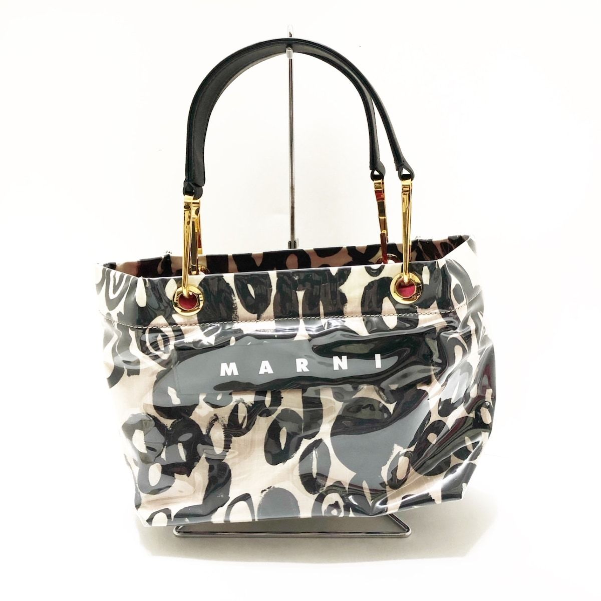 MARNI マルニ ビニール GLOSSY GRIP トートバッグ セール 40%OFF】【MARNI】GLOSSY GRIP TOTE BAG(503365689
