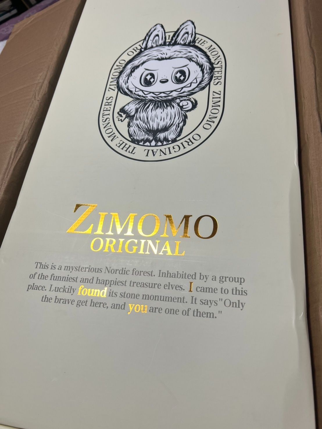 THE MONSTERS I FOUND YOU ZIMOMO テープつき カードなし Labubu ラブブ THE MONSTERS I FOUND YOU ZIMOMO