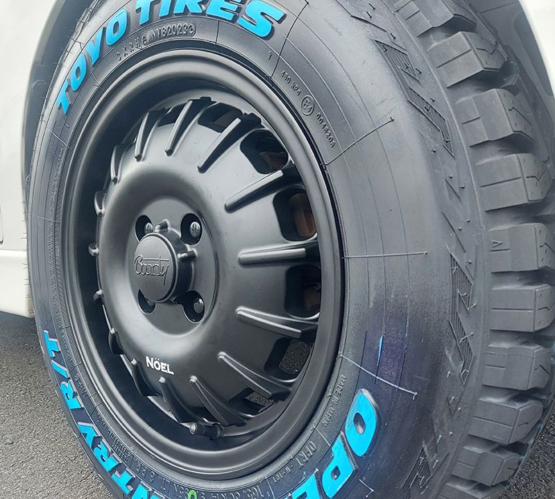 プロボックス TOYO OPENCOUNTRY RT 165/80R14 ホワイトレター 14インチ