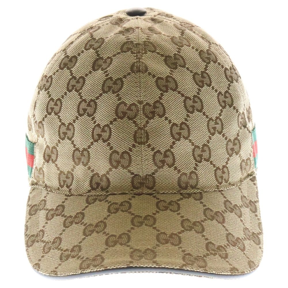 GUCCI グッチ GGキャンバスベースボールキャップ GGキャンバス ベースボールキャップブルー＆グレー | GUCCI公式