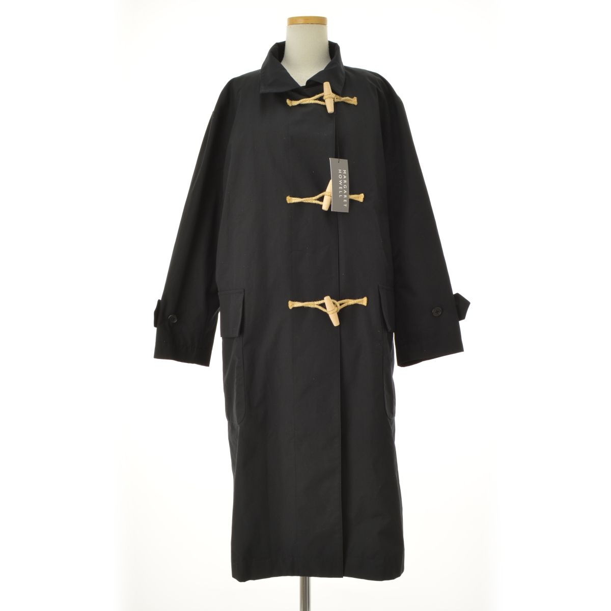 MARGARETHOWELL 25SS 5785112001 DENSE COTTON POPLIN ウールフランネルライナー付きダッフルコート