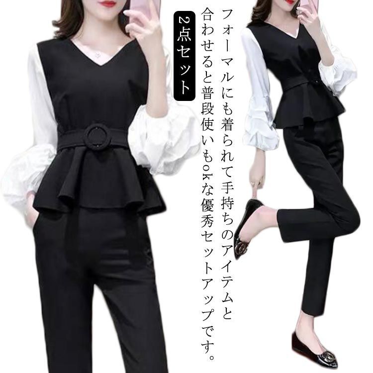 パンツスーツ レディース パーティードレス パンツ 結婚式