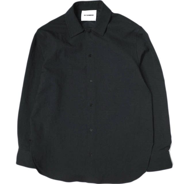 JIL SANDER ジルサンダー 20AW イタリア製 ポリエステルサージシャツ 