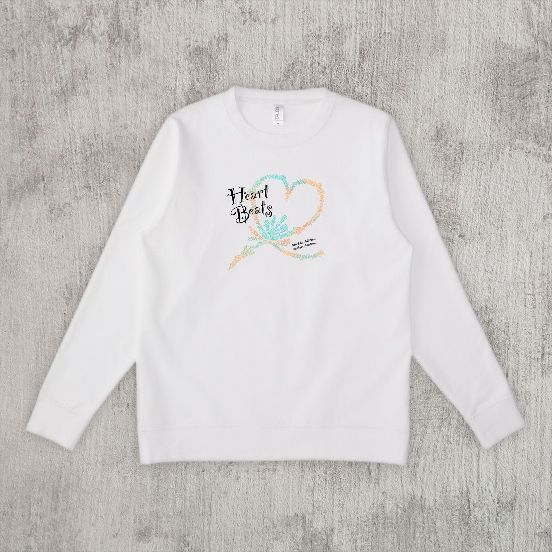 グラフィックスウェット　Heart Beats Color -Sweat-