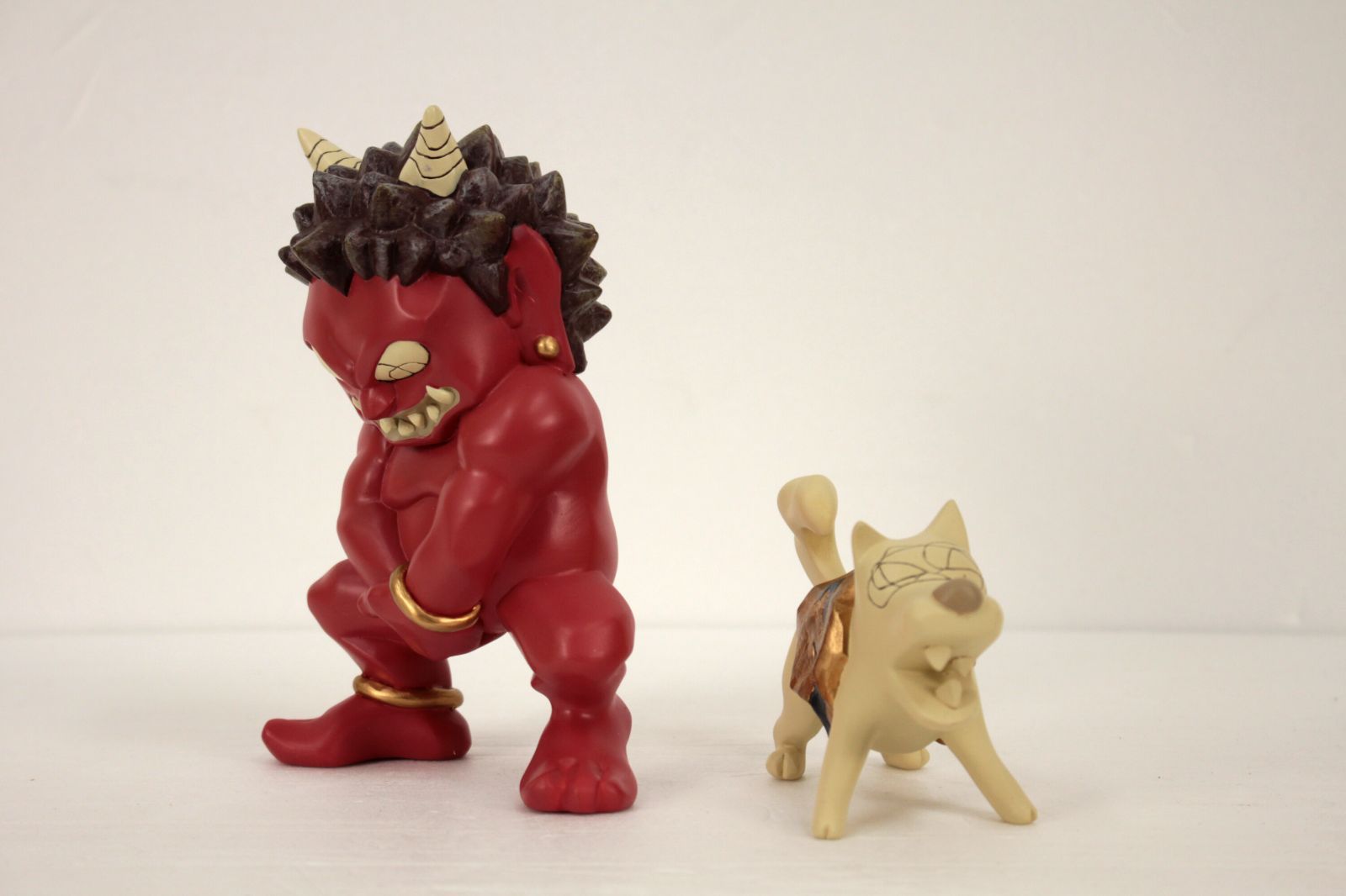 瀧下和之　鬼フィギュア　女鬼　赤鬼 Gallery Art Composition限定8体 瀧下和之×北村和義 九谷焼フィギュア