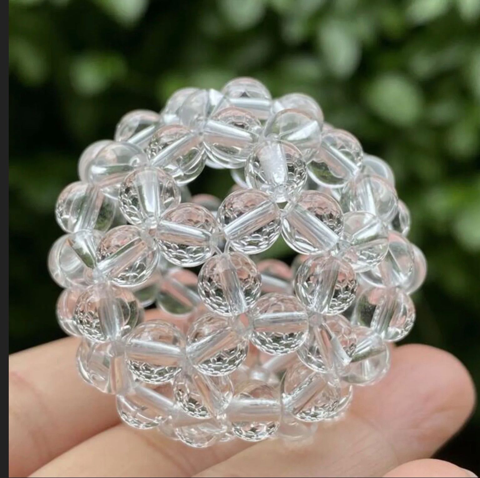 神聖幾何学フラーレン水晶 6mm水晶❣️宇宙エネルギー✨浄化✨引き寄せ 