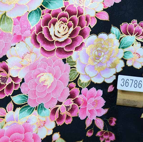 二尺袖 着物 袴フルセット ジュニア用へ直し 135cm～150cm 百花斉放 