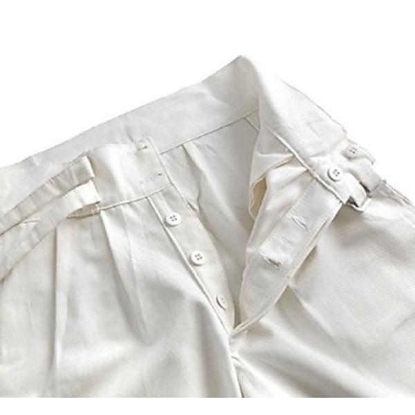 イタリア軍放 グルガ ショーツ パンツ ホワイト 6 （70〜74cm） 未使用 デットストック コットン 綿 ミリタリー 軍モノ 放出 白 イタリア軍放 グルガ ショーツ パンツ ホワイト 6 （70～74cm） 未使用