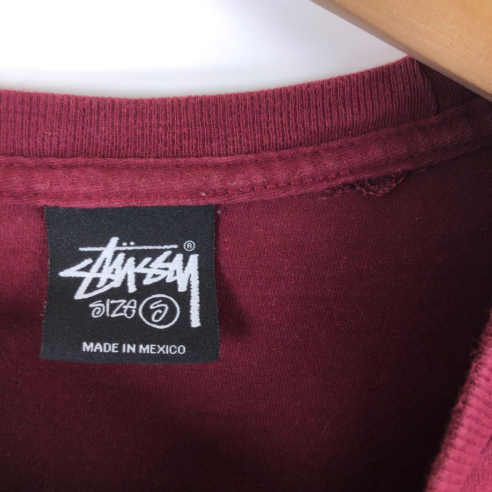 ステューシー STUSSY Tシャツ バックプリント 黒タグ 復刻 バー ステューシー STUSSY Tシャツ バックプリント 黒タグ 復刻 バー