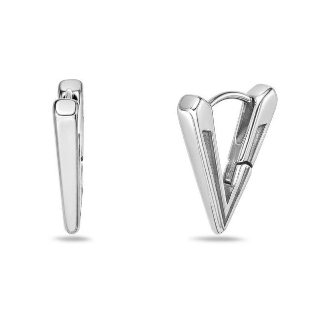 送料無料 リンクス メンズ ピアス イヤリング アクセサリー Men s LYNX Stainless Steel Triangle Earrings Stainless