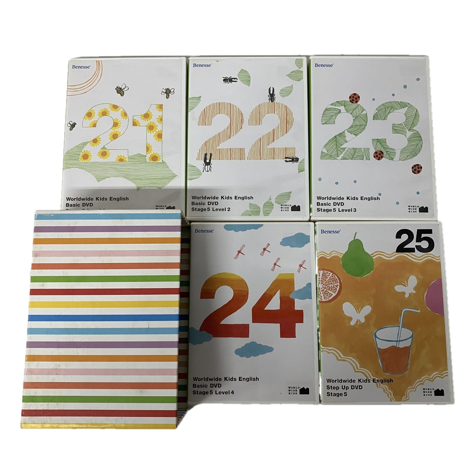 Benesse ワールドワイドキッズ Stage 1-6 英語 教材 セット ベネッセ