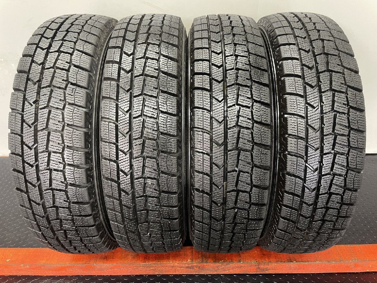 DUNLOP WINTER MAXX WM02 155 70R13 13インチ スタッドレス 4本 20年製 バリ溝 エブリィワゴン ピクシスエポック等 STD001