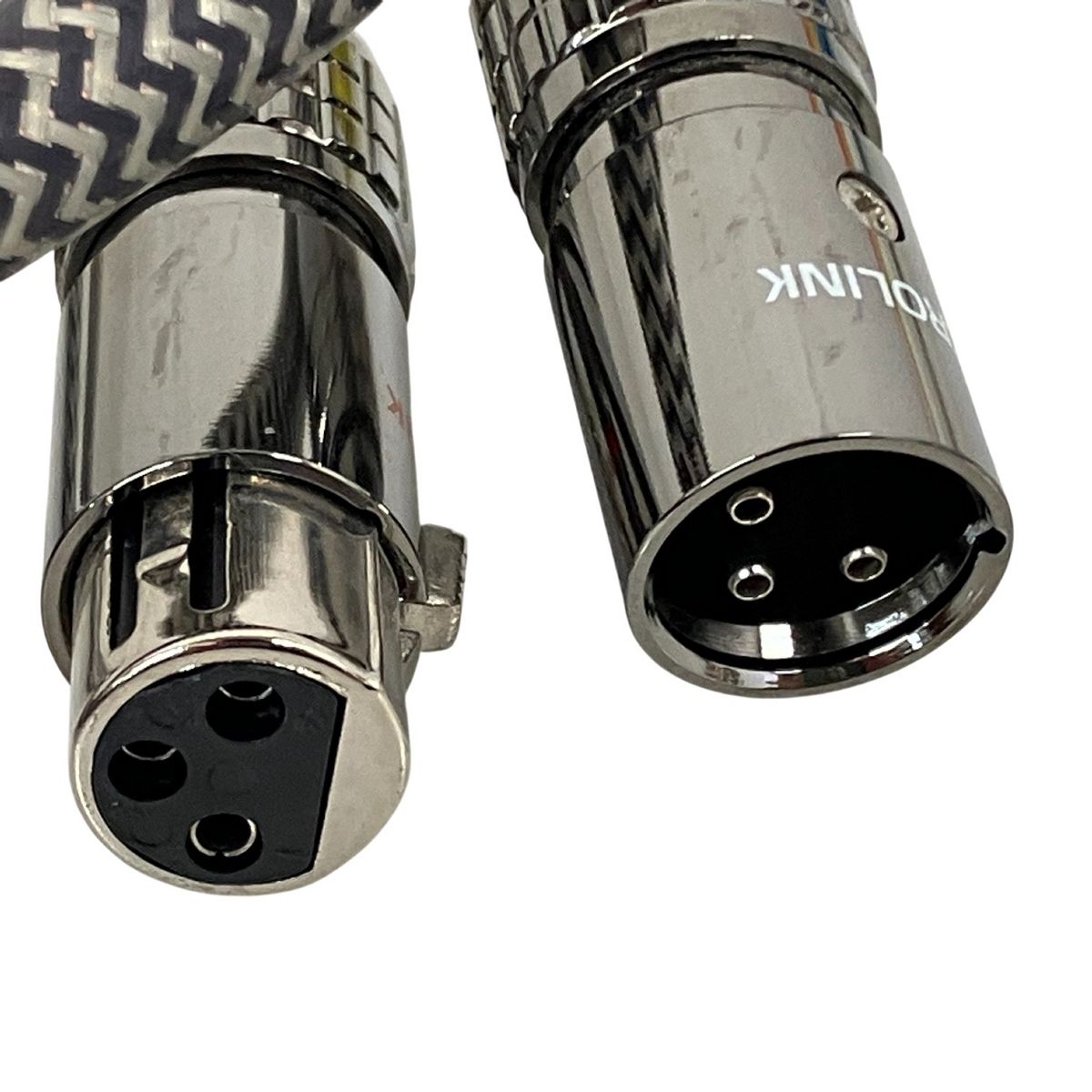 アクロジャパン XLRケーブル 7 N-A 2070 1.0 m 2本 木 き 良好 ワイヤレスイヤホン スピーカーブラケット