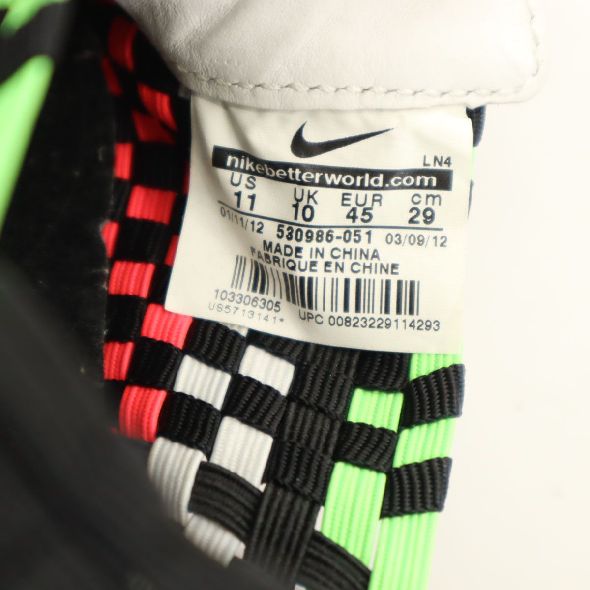 NIKE ナイキ UEFA EURO 2012 記念 エアウーブン スニーカー 29 マルチ