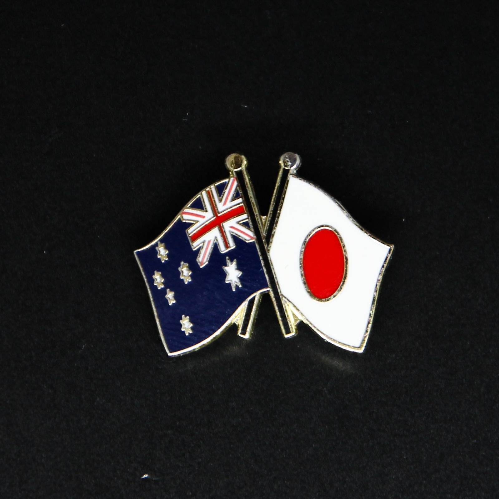 オーストラリア国旗友好ピンバッジ（オーストラリア×日本