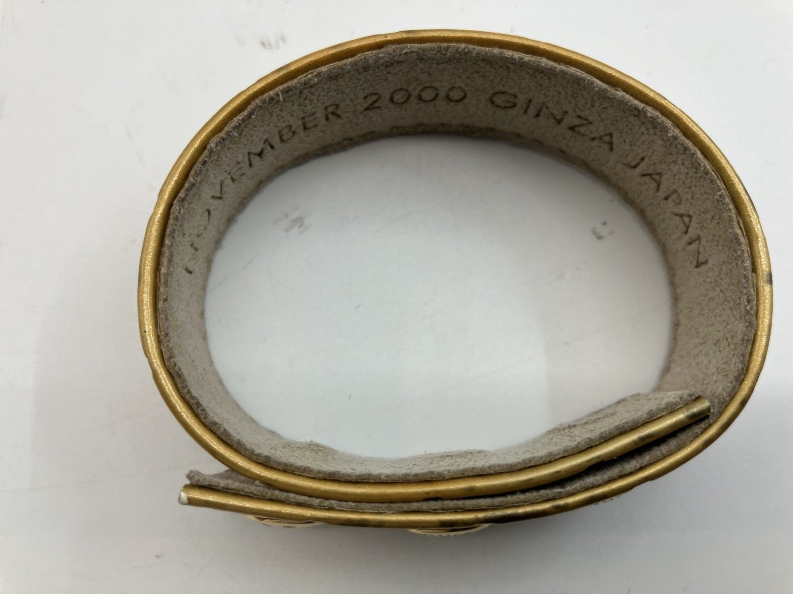 ルイヴィトン LOUIS VUITTON ヴェルニ レザー ブレスレット 全長23.5