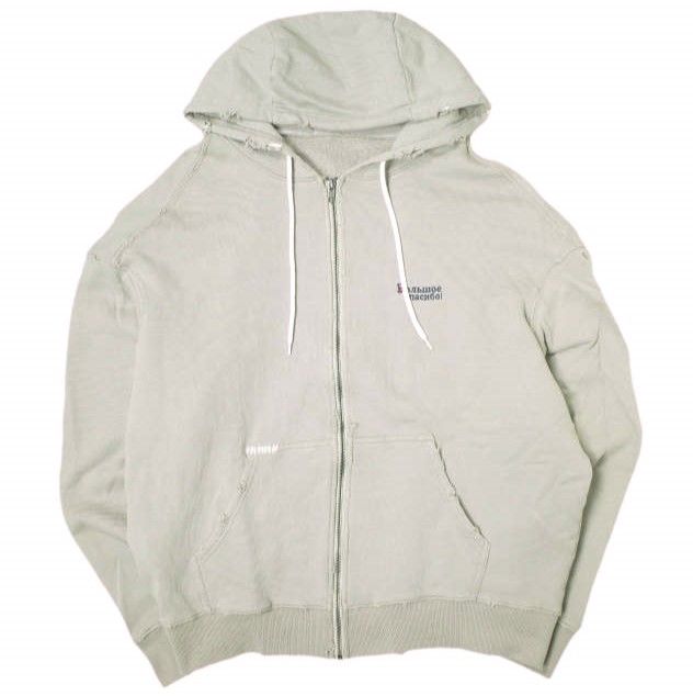 Danke Schon ダンケシェーン ダメージ加工 スウェットジップアップ 