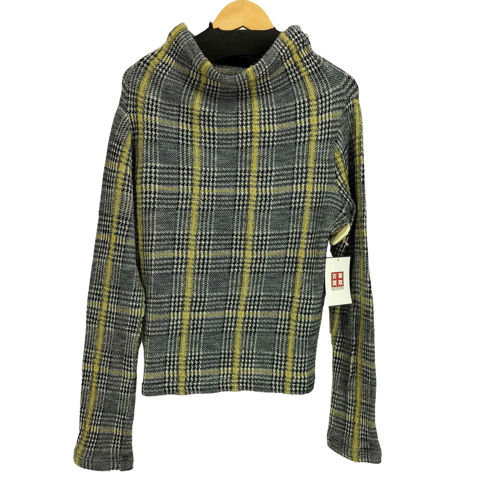 Yohji Yamamoto ヨウジヤマモトウールニット ヘンリーネック　短丈 Yohji Yamamoto ヨウジヤマモトウールニット ヘンリーネック 短丈