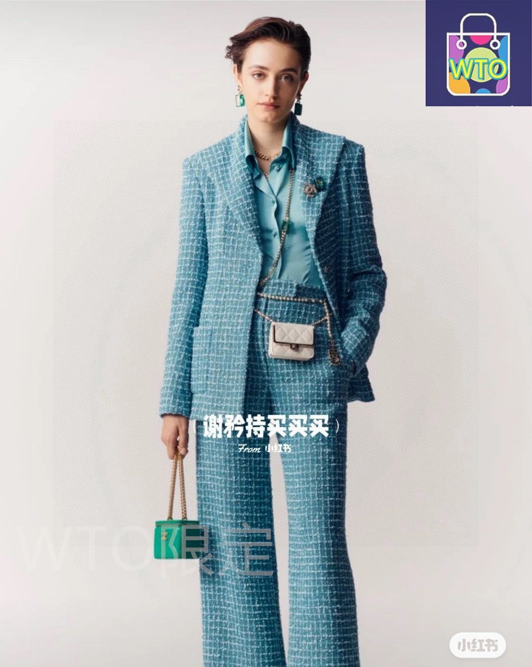 今日特価】CHANEL エメラルドシュガークューブ レターイヤリング