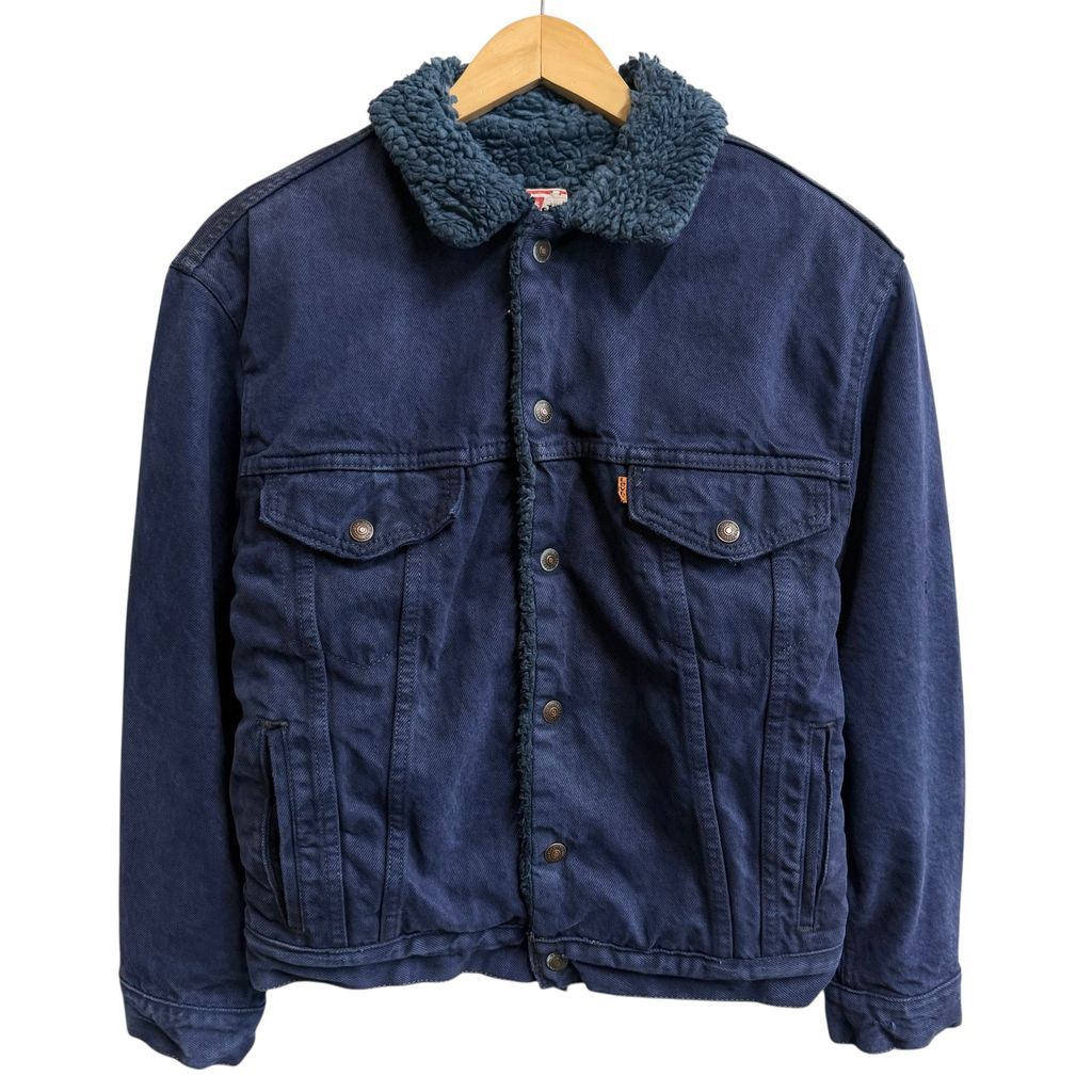 Levi s リーバイス デニムジャケット ボアライニング ボアジャケット 青 ブルー サイズ42 No.H889