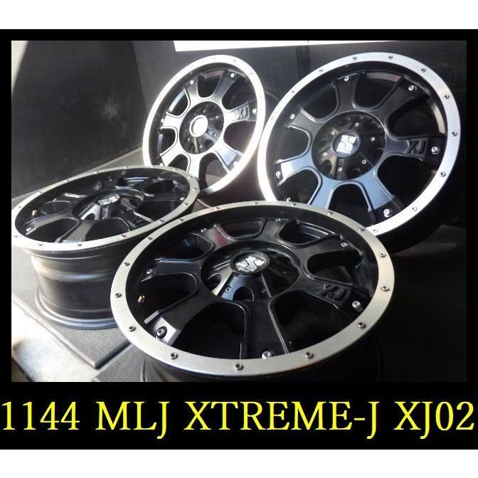 1144】☆MLJ XTREME-J XJ02 ◇17x7.5J 6穴 PCD139.7 +20◇4本◇プラド 