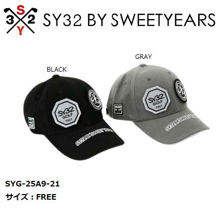 SY32 ゴルフ ゴルフウェア キャップ 帽子 メンズ レディース おしゃれ ブランド かっこいい かわいい SYG-25A9-21 お取り寄せ