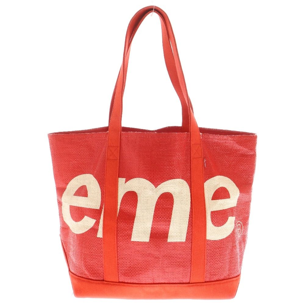 SUPREME (シュプリーム) 20SS Raffia Tote Bag ラフィア トートバッグ