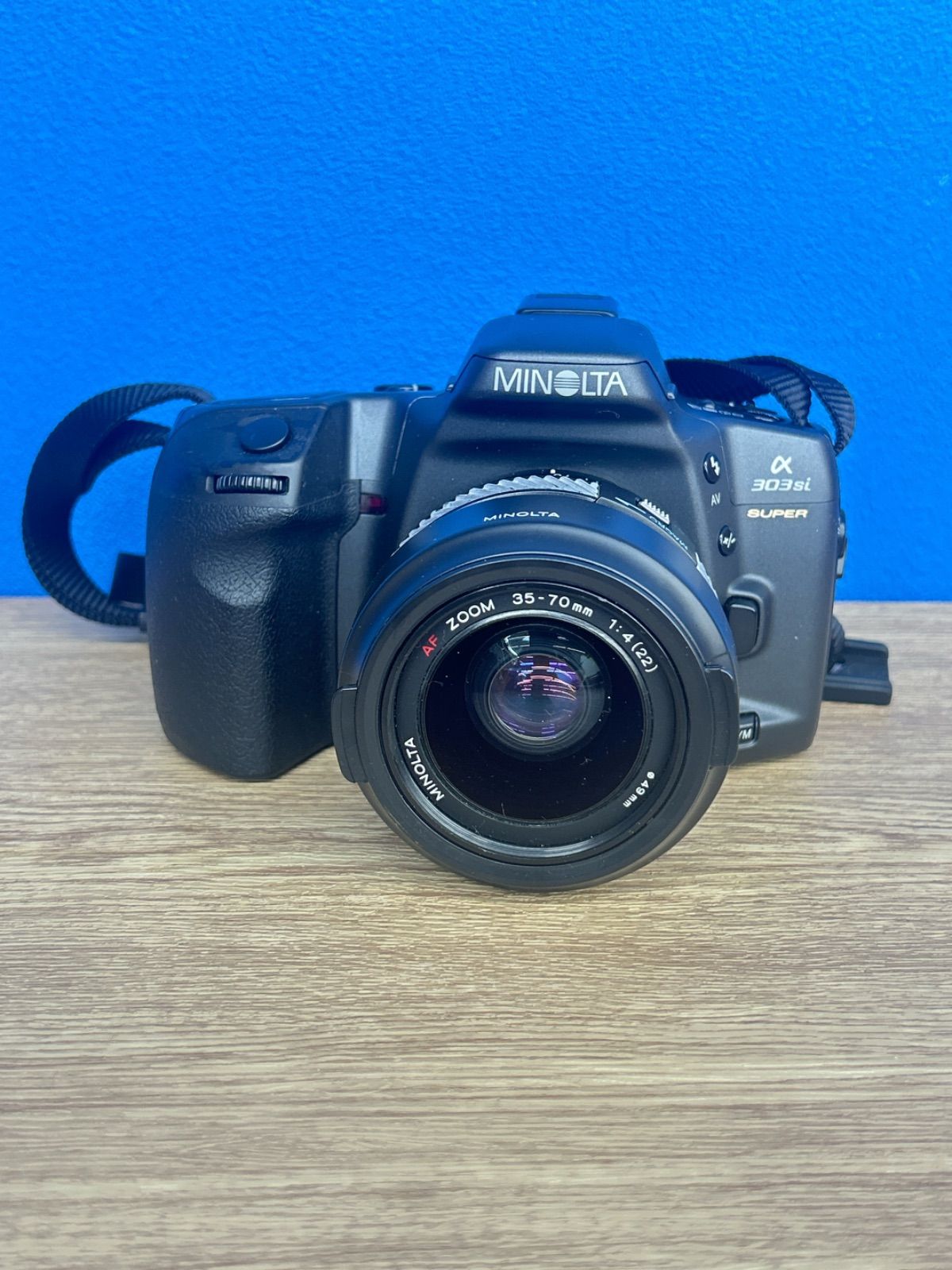 動作未確認】MINOLTA α-303si SUPER フィルムカメラ【カメラ