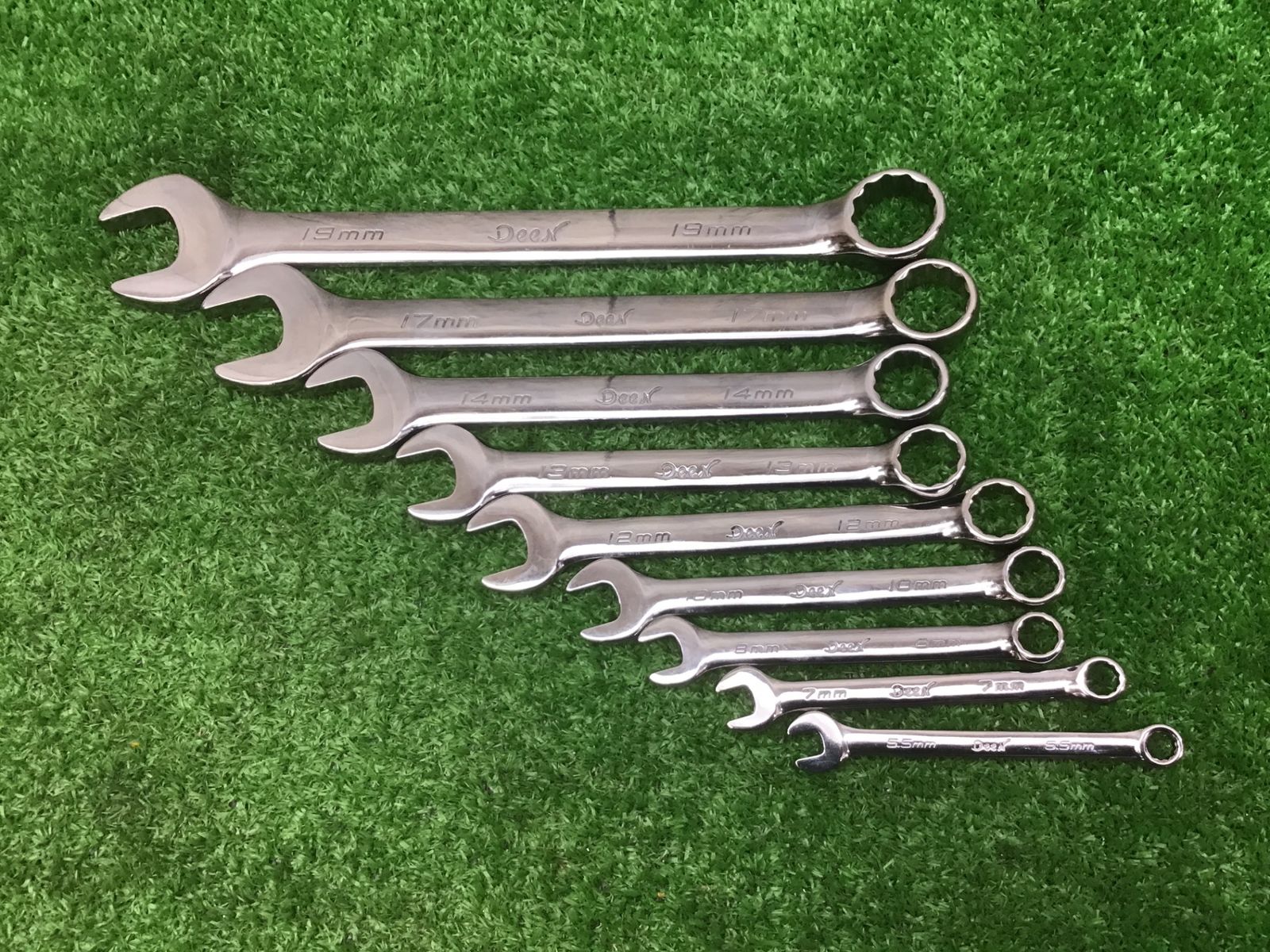 DEEN♪スタンダードコンビネーションレンチ9Pcs♪5.5-19mm♪アクトツール富山店♪BR